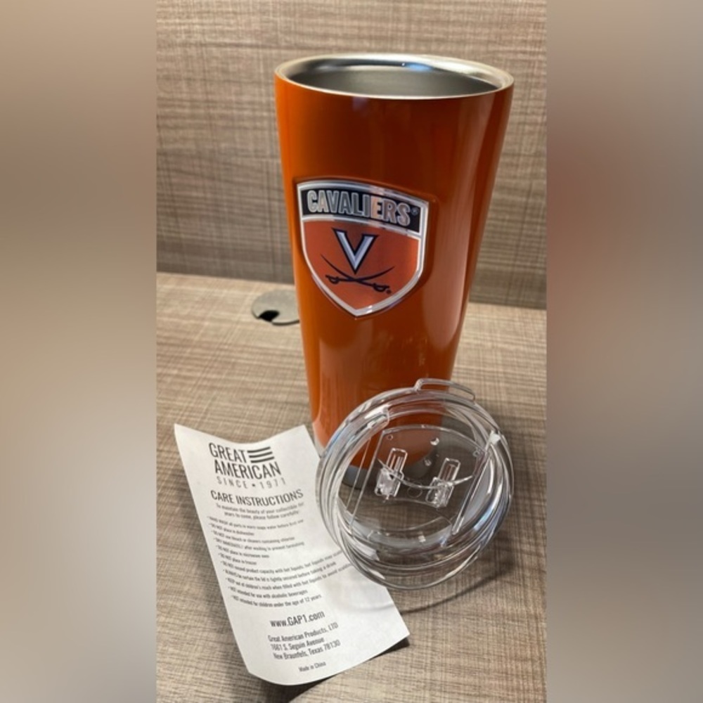NCAA VIRGINIA (UVA) 18 Ounce Roadie Travel‎ Tumbler